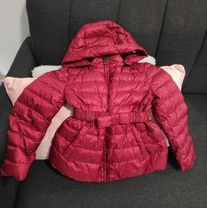 Girls Burberry puffer jacket